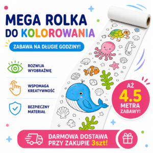Magiczna Rolka do Kolorowania - Zestaw 5 sztuk